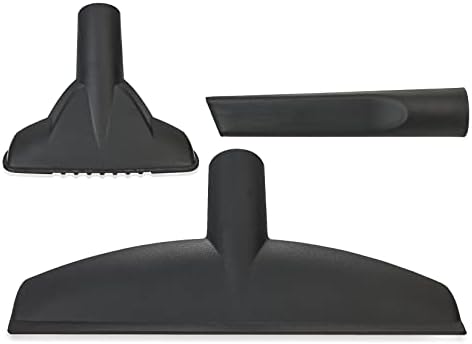 Shop-Vac 3-Piece Nozzle Kit, 1-1/4 Inch Diameter Wet/Dry Nozzle, Includes Gulper Nozzle, Crevice Tool and Universal Nozzle