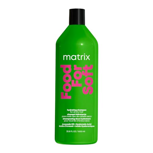 Matrix Food For Soft Shampoo | Hydrating Shampoo for Dry & Brittle Hair | Moisturizes, Softens, & Smooths | With Avocado Oil & Hyaluronic Acid | Suitable for Color Treated Hair | Vegan
