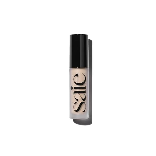 Saie Slip Tint Radiant Cream Concealer - All-Over Concealer for Dark Circles, Redness + Blemishes - Lightweight Formula Enriched with Hydrating Hyaluronic Acid - Shade 1 (0.17 oz)