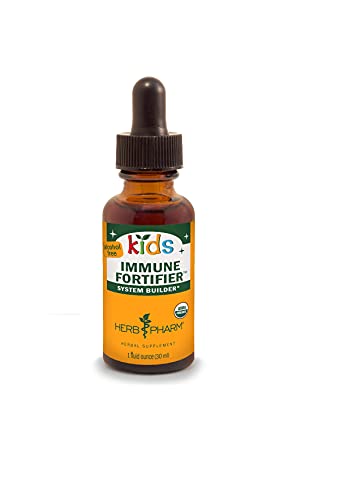 Herb Pharm Kids Certified-Organic Alcohol-Free Immune Fortifier Liquid Herbal Formula, 1 Ounce
