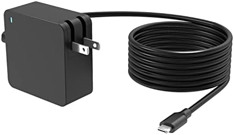 Charger for Asus Zenbook 14 13 S13 S Flip 3 Deluxe Duo 14 Chromebook Expertbook Vivobook Laptop (Safety Certified by UL), USB-C, Fast Charging, Foldable Plug, 7.5FT Power Cord, 65W 45W