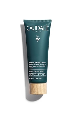 Caudalie Instant Detox Mask Pore Minimizing - Visibly Eliminates Excess Sebum and Visibly Tightens Pores in as Little as 10 Minutes