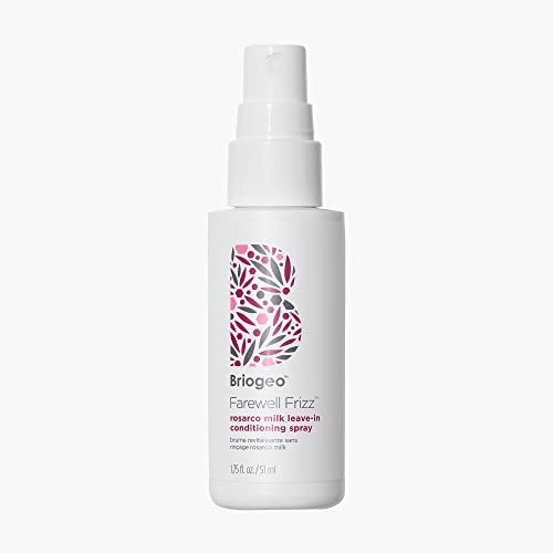 Briogeo Farewell Frizz Conditioner Spray - Anti-Frizz Treatment for Curly, Straight or Wavy Hair with Argan Oil and Detangling Benefits