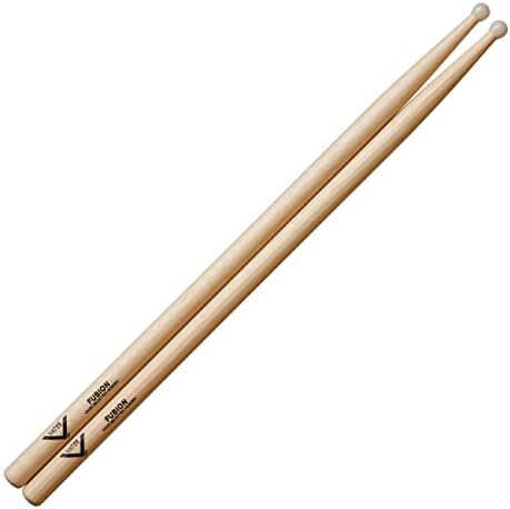 Vater Fusion Nylon Tip Hickory Drumsticks, Pair