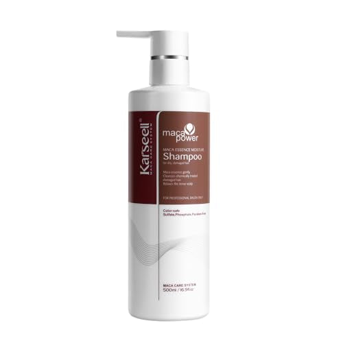 Karseell Argan Oil Shampoo Herbal Extract Moisturizing Deep Repair Smooth Shampoo for Dry and Damaged Hair 16.9Oz 500ml