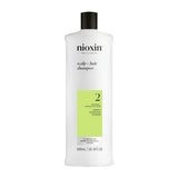 Nioxin Scalp + Hair Thickening System 2 Shampoo, For Natural Hair with Progressed Thinning, 16.9 fl oz (Packaging May Vary)