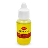 Bliss Kiss | Vanilla Fragrance | Nail Oil Cuticle Dropper w/Vitamin E & Jojoba⏤Nail Strengthener Nail Growth Treatment for Brittle Peeling Breaking Thin Nails | 0.5oz |