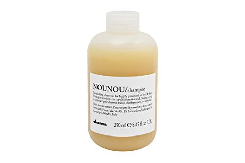 Davines NOUNOU Shampoo | Hydrating Deep Shampoo for Bleached, Permed, Relaxed, Damaged Hair or Very Dry Hair | Replenishes Chemically Processed Hair | 8.45 fl oz (Pack of 1)