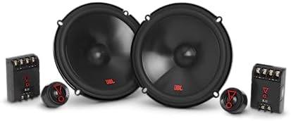 JBL Stage 3607CF - 6.5" Two-way car audio component system w/crossover - No Grill