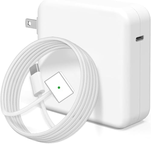 96W Charger for Mac Book Pro 16 14 Inch Mac Book Air 15 13 Inch M4 M3 M2 M1 from 2024 2023 2022 2021 96W 70W USB-C to Mag 3 Power Adapter Include 6.6ft 5A USB-C to Magnetic 3 Cable(Original Quality)