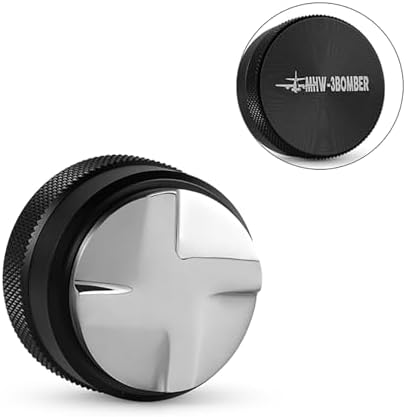 MHW-3BOMBER Coffee Distributor 54mm, 53.35mm Espresso Distribution Tool fit for 53mm/54mm Breville Portafilter, Height Adjustable Espresso Distributor, Detachable CD Espresso Leveler,T6093L4-OS