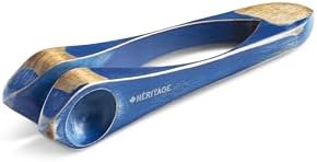 Heritage Musical Spoons Percussion Instrument, Handmade Canadian Maplewood, Natural Wood Folk Sound, Great Gift for All Ages With Any Music Experience, Small, Blue