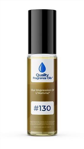 Quality Fragrance Oils' Impression #130, Generic fragrance compatible with L'Homme for Men (10ml Roll On)