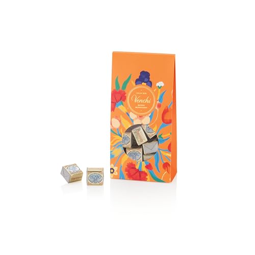 Venchi Cremino Classic 1878 Chocolate 24-Piece Elegant Gift Box - Smooth White Chocolate with Cream Almond Paste between layers of Milk Gianduja & Piedmont Hazelnuts - Preservative & Gluten Free