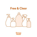 ORANGE HOUSE Liquid Hand Soap with Natural Food-Grade Orange Oil, Fresh Smell, 12 Fl Oz (3 Pack)