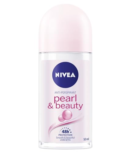 Nivea Pearl & Beauty Roll-On Deodorant 50 ml (Pack of 3)