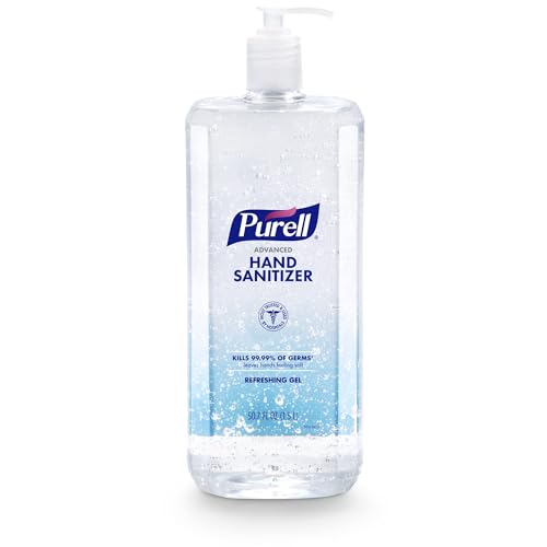 Purell Advanced Hand Sanitizer Refreshing Gel, Clean Scent, 1.5 Liter Pump Bottle (Pack of 1) - 5015-04