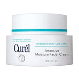 Curel Japanese Skin Care Intensive Face Moisturizer Cream, Face Lotion for Dry to Very Dry Sensitive Skin, For Women and Men, Anti-Aging Fragrance-Free Anti-Wrinkle, 1.4 oz