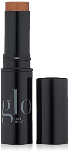 Glo Skin Beauty HD Mineral Foundation Stick - Concealer Makeup Infused with Hyaluronic Acid - Buildable Coverage, Contour & Highlighter (Umber 11W)