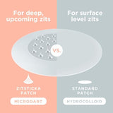 ZitSticka Killa Kit | Self-Dissolving Microdart Acne Pimple Patch for Zits and Blemishes | Spot Targeting for blind, early-stage, hard-to-reach zits for Face and Skin (8 Pack)