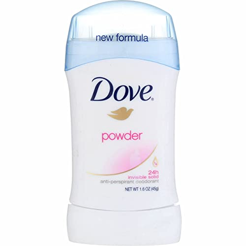 Dove Deodorant 1.6 Ounce Invisible Solid Powder (47ml) (3 Pack)