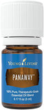 Young Living PanAway Essential Oil 5ml - Soothing Blend for Muscle Relief - 100% Pure - Cooling Sensation - Blend of Ginger, Tangerine, Fennel, and other premium essential oils