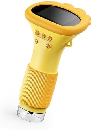 Microscope, 2in LCD Screen Microscope for Kids and Adults, Portable Pocket Microscope Kit, Mini Handheld Digital Microscope with 8 LEDs, 2MP 100 to 1000X Zoom Real Time HD