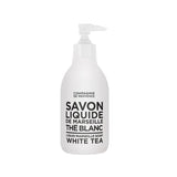 Compagnie de Provence Savon de Marseille Liquid Soap - White Tea - 10 Fl Oz Glass Pump Bottle