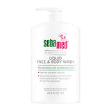 Sebamed Liquid Face and Body Wash for Sensitive Skin, pH 5.5, Mild Gentle Hydrating Cleanser, Hypoallergenic Body Wash for Men and Women, Dermatologist Recommended, 33.8 Fluid Ounces (1 Liter)