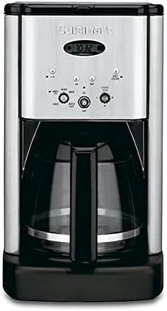 Cuisinart DCC-1200P1 Brew Central 12-Cup Programmable Coffeemaker Coffee Maker, Carafe, Brushed Chrome