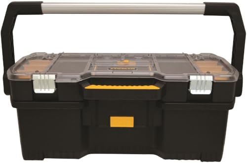 DEWALT Tote & Organizer Box With Dividers (DWST24075) Black