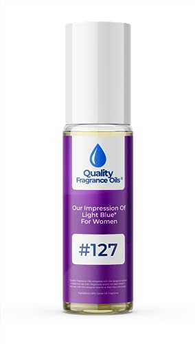 Quality Fragrance Oils' Impression #127, Inspired by Light Blue for Women (10ml Roll On)
