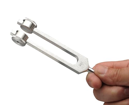 ADC-AD500 256 Hz Medical-Grade Tuning Fork Instrument with Fixed Weights, Non-Magnetic Aluminum Alloy