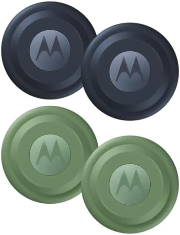 Moto Tag (XT2445-1) Battery Powered Item Finder, 4-Pack - (2X Blue, 2X Green)