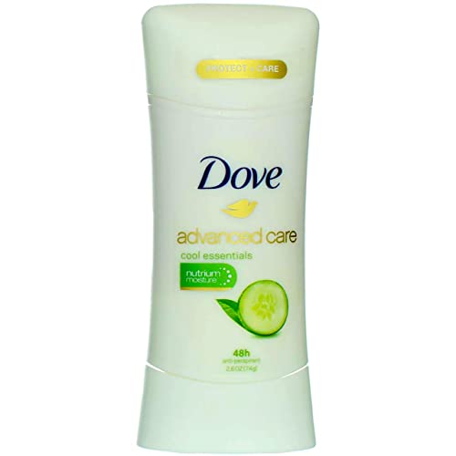 Dove Advanced Care Antiperspirant Deodorant Cool Essentials 2.6 oz (Pack of 5)