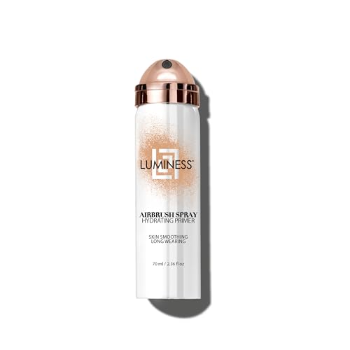 LUMINESS Airbrush Primer Hydrating Spray - Primes, Hydrates and Smooths Skin Texture for The Ultimate Canvas for Foundation Application - Hydrolyzed Silk & Hyaluronic Acid - 1.66oz