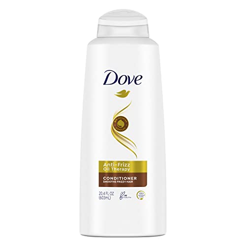 Dove Conditioner for dry hair Anti-Frizz Oil Therapy With Nutri-oils to Treat Frizzy Hair 20.4 oz
