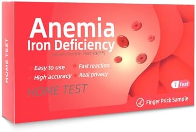 Iron Deficiency Test kit for Children and Adults, Rapid Home Test
