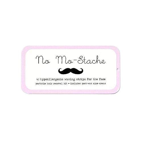 Wax Strips for Lip and Face - Hair Removal Kit - 40 Travel Friendly Individual Use Strips - Vegan - Paraben Free - Safe for All Skin Types - For Women - Shark Tank Product