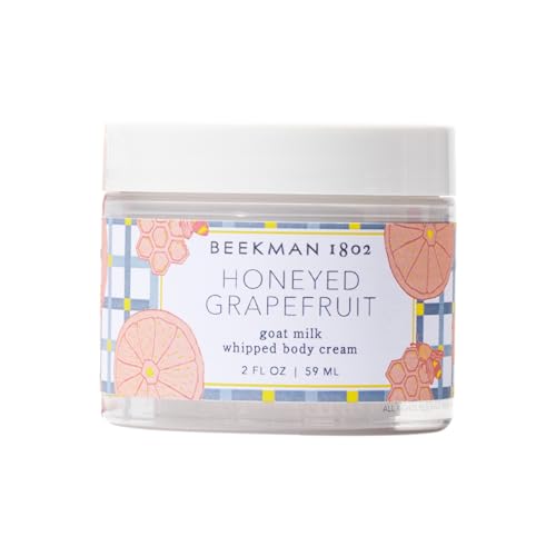 Beekman 1802 Whipped Body Cream - 2 oz - Intensely Hydrating & Softens Skin - With Goat Milk - Good for Sensitive Skin - Cruelty Free - Packaging May Vary