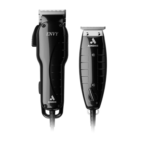 Andis Professional Stylist Combo Hair Clipper and Trimmer 17 Piece Set, 66620, Black