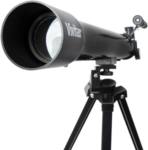75x/150x Refractor Telescope with Full-Sized Adjustable Tripod - Great Beginner Telescope+ OPTURA Microfiber Cleaning Cloth
