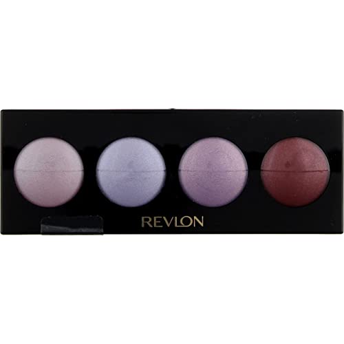 Revlon Crème Eyeshadow Palette, Illuminance Eye Makeup with Crease- Resistant Ingredients, Creamy Pigmented in Blendable Matte & Shimmer Finishes, 701 Wild Orchids, 0.12 Oz