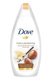 Dove Purely Pampering Body Wash, Shea Butter with Warm, White, Vanilla, 16.9 Oz (Pack of 4)