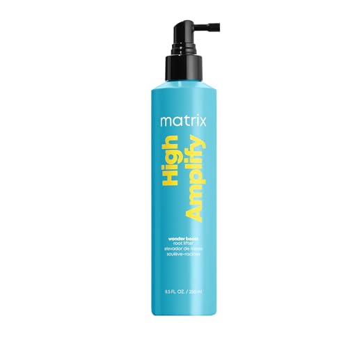 Matrix High Amplify Wonder Booster Root Lifter Spray - Provides Extreme Volume & Body, Boost Structure in Fine Hair, Thin & Limp Hair, Flexible Hold, 8.5 Fl Oz, Vegan