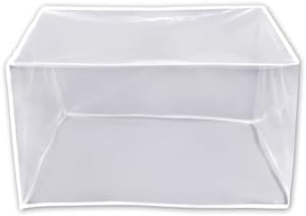 Dust Cover Protect Case for Instant Pot Coffee Machine Air Fryer Microwave oven Kitchen appliance Cover Black (Clear, 16Wx12Dx6H in)