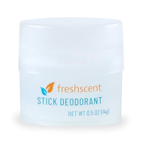 (144 Pack) Freshscent 0.5 oz. Stick Deodorant, Travel Size, Alcohol Free, light fragrance, bulk packed and perfect for donations.