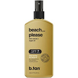 b.tan SPF 7 Deep Tanning Dry Spray | Beach... Please Tanning Oil - Get a Deep Bronze & Golden Tan, Deeply Nourishes Skin from Marula & Argan Oil, Hint of Self Tan, Vegan, Cruelty Free, 236ml