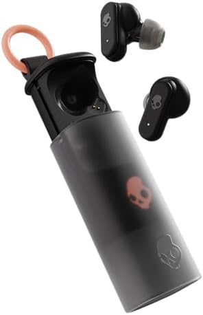 Skullcandy Dime Evo in-Ear Wireless Earbuds, 36 Hr Battery, Microphone, Works with iPhone Android and Bluetooth Devices, True Black