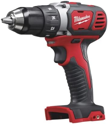 Milwaukee M18 Li-Ion Cordless Compact Electric Drill Driver — Tool Only, 1/2in. Keyless Chuck, 500 In./Lbs. Torque, 1800 RPM